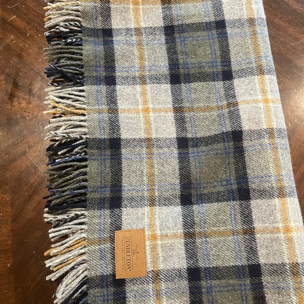 Pendleton Plaid Wool Blanket